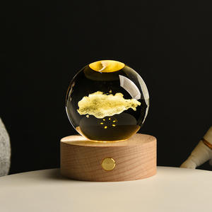 थोक K9 ब्लैंक क्रिसमस क्रिस्टल बॉल्स 3डी इनसाइड कार्विंग क्रिस्टल एलईडी लाइट उच्च गुणवत्ता 3डी लेजर उत्कीर्ण स्मारिका लाइट - Product Image 6