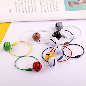 Llavero de campana de alambre metálico colorido, colgante portátil para mochila de estudiante, pequeño regalo, adorno de muñeca, color aleatorio - Product Image 2