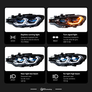AKD modello di auto per <span class=keywords><strong>BMW</strong></span> 3 serie <span class=keywords><strong>F30</strong></span> 2012-2019 modificato Angel Eye <span class=keywords><strong>LED</strong></span> luce di marcia diurna accessori per lenti - Product Image 3