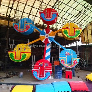 Juegos de <span class=keywords><strong>feria</strong></span> <span class=keywords><strong>Atracciones</strong></span> Rueda de ferry pequeña giratoria eléctrica barata Parque infantil Mini 10 asientos Rueda de la fortuna a la venta - Product Image 4