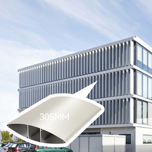 305*50mm nhôm luồng không khí louvers cho Philippines văn phòng và trung tâm thông gió hệ thống thiết kế - Product Image 4