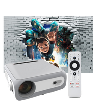 MECOOL KPONE Mini Proyector Portátil 3D Android TV Stick 250 Lúmenes, Netflix 1080P 4K HIFI Estéreo, Proyector LED de Bolsillo para Exteriores