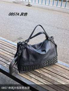 Bolso Tote de Gran Capacidad Estilo Boston 2025, Impermeable, de Cuero Vacuno Genuino, con Cierre de Cremallera, Estilo Ministerial, Bolso de Hombro - Product Image 2