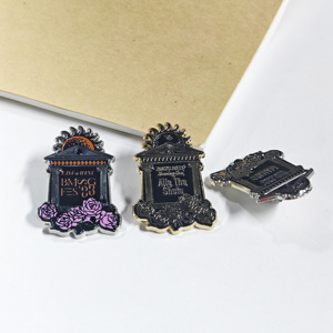 Badges en métal personnalisés avec logo sur mesure pour promotion, conception de pin's personnalisable - Product Image 2