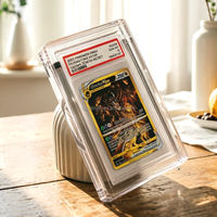 Cartes à collectionner Pokémon SYP, cartes de jeu sportives, présentoir en acrylique transparent pour cartes gradées PS-A BGS CGC, conception magnétique au dos