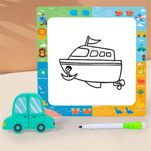 ชุดของเล่นระบายสี<span class=keywords><strong>2</strong></span> in 1สำหรับเด็กลายการ์ตูนไดโนเสาร์3D ไม้แผงจับคู่กระดานวาดภาพสำหรับเด็กปฐมวัย - Product Image 4