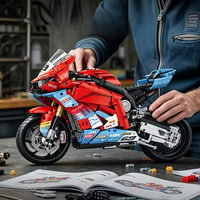 Guly 60569 2026 Nouveau MOC City Racing 820RR Kits de Modèles de Moto Rouge Superbike Briques Cadeau pour Adulte 2225 Pièces Ensembles de Blocs de Construction