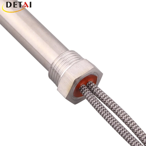 Élément chauffant de tige chaude cylindrique de réchauffeur de cartouche d'immersion 1/2 "fil 220V 1KW en stock - Product Image 5