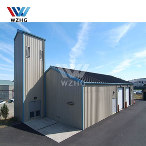 Alta qualità struttura in metallo struttura in acciaio magazzino officina senza colonna centrale Hangar costruzione acciaio al carbonio - Product Image 5