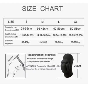 Genouillère de protection en polyester haute élasticité pour le sport, anti-collision, avec éponge anti-pression - Product Image 2