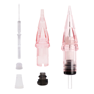 Aguja Microblading multimodelo con micropigmento para máquina PMU Aguja <span class=keywords><strong>5RS</strong></span> para pigmento híbrido - Product Image 5