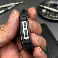 Montre automatique squelette mécanique de luxe pour homme, ultra-fine en fibre de carbone de haute qualité, modèle 67-02, pour affaires et sport