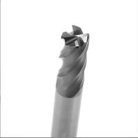 Fraise à rayonner en carbure de tungstène HRC70 à 4 dents pour machine-outil CNC