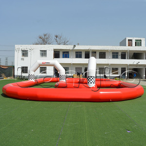 Jeu de sport d'équipe Go Kart Race Track Karting Piste de course gonflable <span class=keywords><strong>Circuit</strong></span> de voitures de course - Product Image 5
