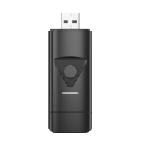 Présentateur HDMI USB sans fil 1080P 60Hz 15m pour iOS Android Windows avec fonction de mise en miroir de l'écran du téléphone/tablette sur l'ordinateur portable
