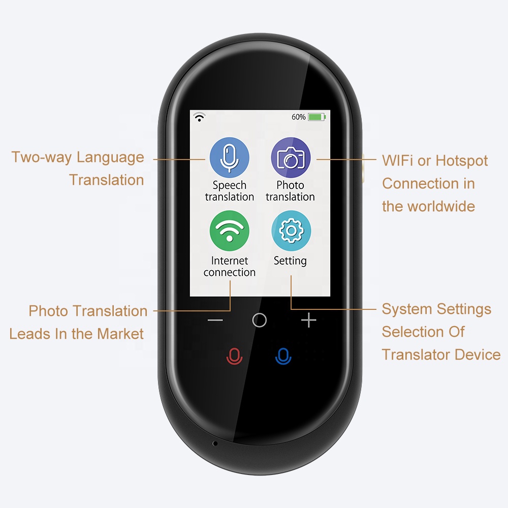 Pocketalk Voice Translator - 106 Languages Smart Translator