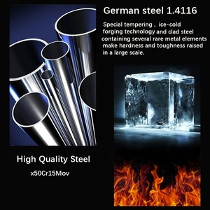 Amszl 8-inch Đức thép răng cưa bánh mì cắt dao nhà bếp kim loại công cụ - Product Image 5