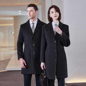 Nouveau style – Manteau d'hiver professionnel élégant à manches longues, chaud et épais, pour le bureau, coupe ajustée et design raffiné - Product Image 3