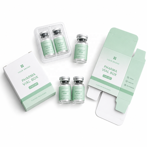 กล่องกระดาษพับได้ขวดยาแบบใสสำหรับสัตว์เลี้ยง - Product Image 1