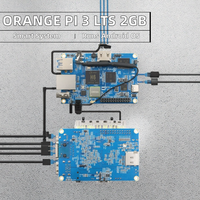 Orange Pi 3 LTS 2 Go LPDDR3 Puce H6 Ordinateur monocarte officiel Linux Android (SBC) Carte de développement embarquée