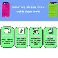 Nouvelle arrivée, coque de téléphone adhésive en silicone antichoc avec portefeuille compatible avec iPhone Android - un accessoire de téléphone pratique