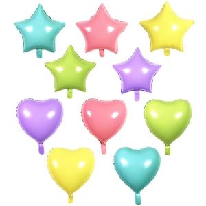 Ballon à hélium en aluminium de couleur unie, 10 pouces, forme ronde, cœur et étoile, forme personnalisée, couleur livraison gratuite - Product Image 2