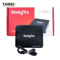 Amplifier Prosesor Audio Mobil DSP 4 Saluran 4x60W Kelas AB Harga Murah Laris Manis dari Pabrik, Mendukung Komputer/Ponsel (MF-60.4)