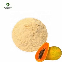 Poudre de papaïne 100000U/g, enzyme protéolytique naturelle issue de la papaye, pour compléments alimentaires, qualité alimentaire, en vrac