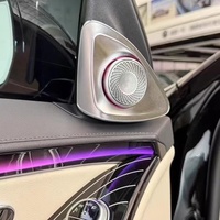 Éclairage intérieur et d'ambiance pour Mercedes Classe S W223 2021-2025 - Lumière d'ambiance de voiture - 64 couleurs - Tweeter rotatif 4D en acrylique