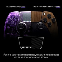 EXtremeRate coque avant personnalisée boîtier de remplacement pour contrôleur Dualsense PS5 Edge