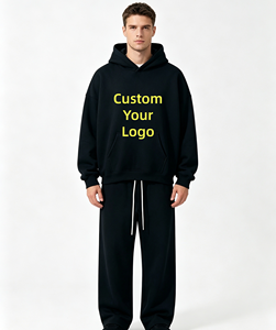 Sweat-shirts à capuche unisexes surdimensionnés personnalisés de haute qualité pour l'hiver, en polyester/coton 350 GSM, streetwear - Product Image 2
