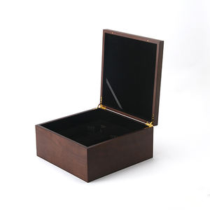 Large Wooden Decorative <b>Box</b> Accessory <b>Jewelry</b> Organizer <b>Hinged</b> Lid Storage <b>Box</b> Durable Space-Saving Modern Rectangle Home Office - Product Image 3