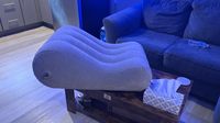 Sofá de Aire Moderno de PVC Portátil Inflable para Exteriores Económico Plegable y Reclinable para Dormitorio o Juguetes Sexuales para Parejas