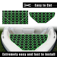 Revêtement de sol pour bateau KT GuoMei en teck synthétique auto-adhésif brossé pour extérieur, tapis de yacht en mousse EVA, revêtement de sol en mousse EVA pour bateau