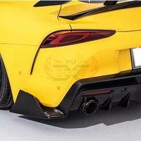 Diffuseur arrière en fibre de carbone de style AG pour Toyota Supra A90/A9 MKV 2019+, kit carrosserie pour pare-chocs arrière