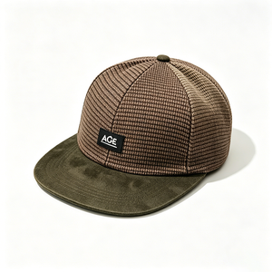Gorra Snapback Unisex ACE de 6 Paneles con Textura Waffle, Visera Plana de Gamuza, Bordado 3D, Diseño Vintage de Moda Hip Hop - Product Image 4