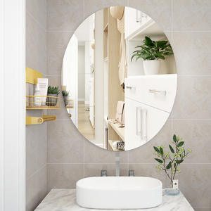 Vendita calda personalizzata 3D speciale autoadesivo ovale <span class=keywords><strong>adesivo</strong></span> da <span class=keywords><strong>parete</strong></span> infrangibile acrilico morbido <span class=keywords><strong>specchio</strong></span> flessibile per il bastone del guardaroba del bagno - Product Image 6