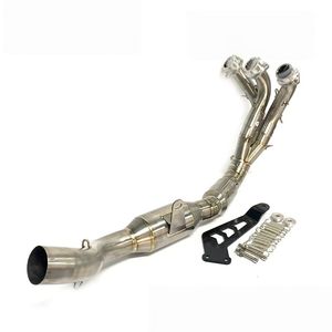 Para Yamaha TMAX 560 <span class=keywords><strong>2023</strong></span> + 51mm tubo frontal de escape de rendimiento de acero inoxidable Actualización de alta calidad - Product Image 2