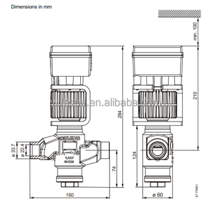 <span class=keywords><strong>Siemens</strong></span> mvs661.25 van làm lạnh hai chiều 1.0n gốc Đức làm van điều khiển điện từ DN25 - Product Image 6