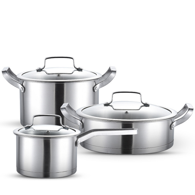 Factory Price Stainless Steel Cookware Set