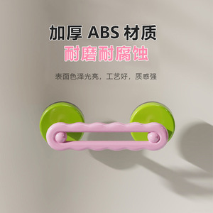 Bathroom Grab Bar Abs Material Suction Cup Wall Mounted Safety Handle Modern Design - Product Image 1