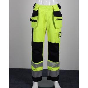 Pantalon <span class=keywords><strong>de</strong></span> travail personnalisé pour <span class=keywords><strong>les</strong></span> mines <span class=keywords><strong>de</strong></span> charbon Pantalon industriel multi-poches en tissu élastique Durable haute visibilité Casseroles <span class=keywords><strong>de</strong></span> travail - Product Image 3