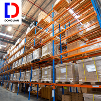 Système d'étagères de stockage industriel DJ Factory 50 pour entrepôt, rayonnage sélectif en acier pour palettes, rayonnage à palettes robuste à assembler pour usine