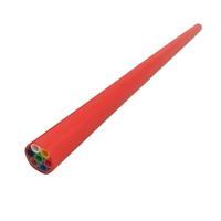 Microtubos Flexibles de HDPE de Alta Presión Cuadrados Personalizados OEM para Protección de Cables de Fibra Óptica Subterráneos, Microductos de HDPE