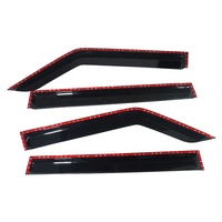 Déflecteurs de Vitres de Voiture Noirs Injectés avec Logo pour BYD Shark 2024 2025 – Accessoires Pare-Pluie