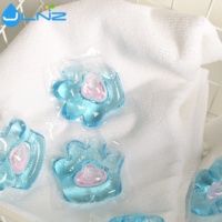 Lessives en dosettes JL en forme de patte de chat, parfum longue durée, concentrées, jetables, pour le lavage et le nettoyage des vêtements