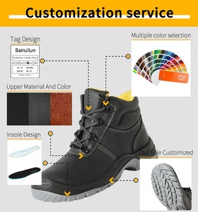 Calzado de Seguridad S3 SR al por Mayor - Botas de Trabajo Resistentes a Impactos y Perforaciones, Antiestáticas, Estándar Europeo, para Construcción - Product Image 2