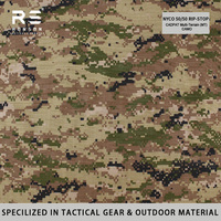Tissu d'uniforme tactique en nylon et coton imprimé camouflage CADPAT MT Rip-stop NYCO 50/50, résistant à l'eau, avec IRR, durable, conforme aux normes militaires canadiennes