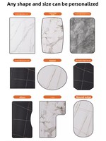 Carreaux d'intérieur style marbre pour tables à manger, tables basses, meubles TV, buffets - Carreaux et dalles polies personnalisables