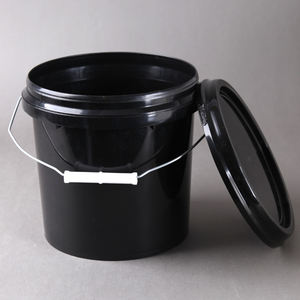 Seau en plastique vierge PP blanc de 18 litres avec couvercle uni, poignée en métal, épaisseur de paroi de 2,0 mm, plastique transparent, seau de 5 gallons - Product Image 4